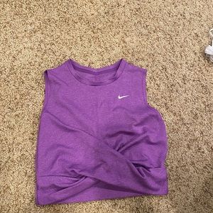 Nike purple workout top